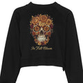 Blooming Skull Bella Raglan Fleece